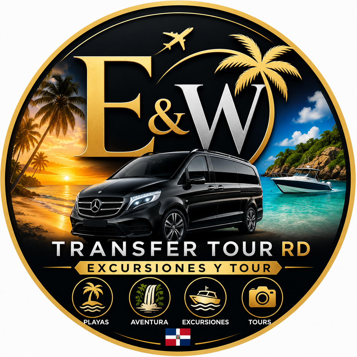 Logo de E&W transfer tour rd