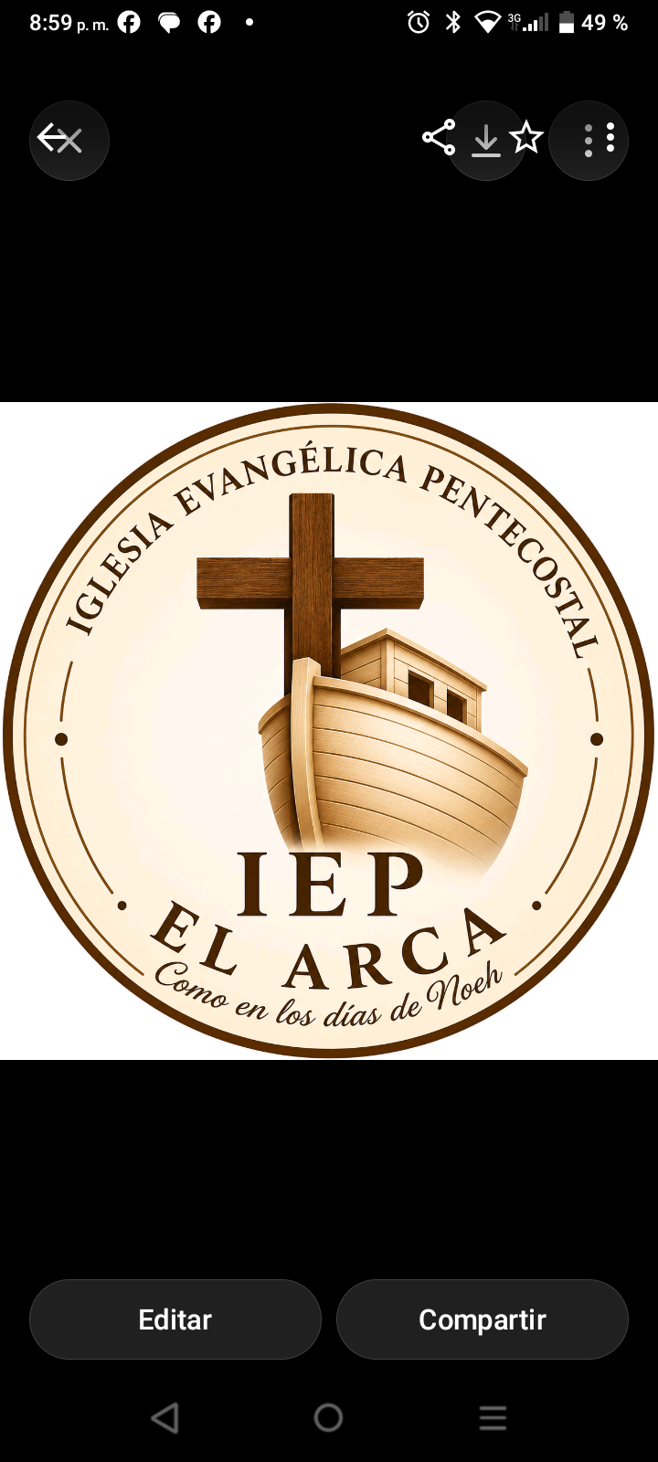 Logo de Iglesia Evangélica El ARCA como en los días de Noe